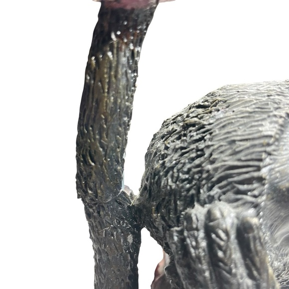 Vintage - 12" Tall - Wooden/ Resin Chimpanzee Figurine - Picture 9 of 12